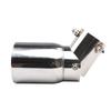 Stainless Steel Exhaust Tip 63mm/3.5"89mm Adjustable Universal Fit for Car SUV Single Rolled Edge Exhaust Pipe Tip with Bolt-On
