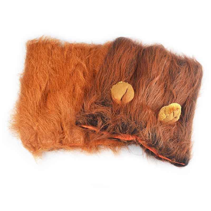 Фантазийный костюм для питомца Львиная грива парик для кошек и собак Премиум качество Хэллоуин Косплей