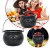 1/3pc Halloween Candy Bucket Mini Black Candy Kettles Cauldron Pot Trick Or Treat Holder Halloween Party Decoration Prop
