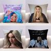 Наволочка с принтом Singer lola Indigo Dragon, двусторонняя, для дивана в гостиной, чехол для подушки