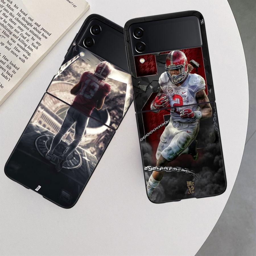 Эстетика Предельной Прочности Регби Чехол Для Телефона Для Samsung Z Flip 7 6 5G Galaxy Z Flip 5 4 3 Черный Жесткий Чехол-Крышка Роскошный ПК She