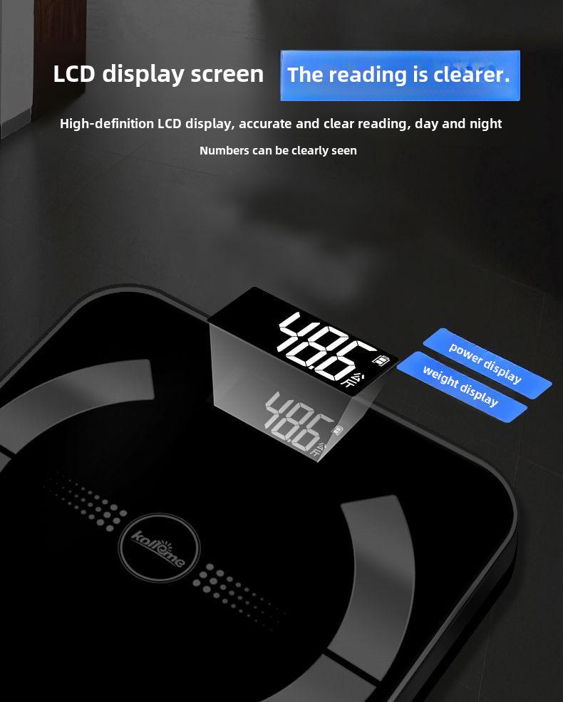 Bluetooth Body Fat Scale: Accurate Electronic Household Scale for Adults