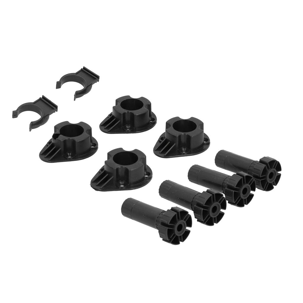 4 комплекта регулируемых ножек для шкафа из АБС-пластика для мебели для шкафа, черного цвета