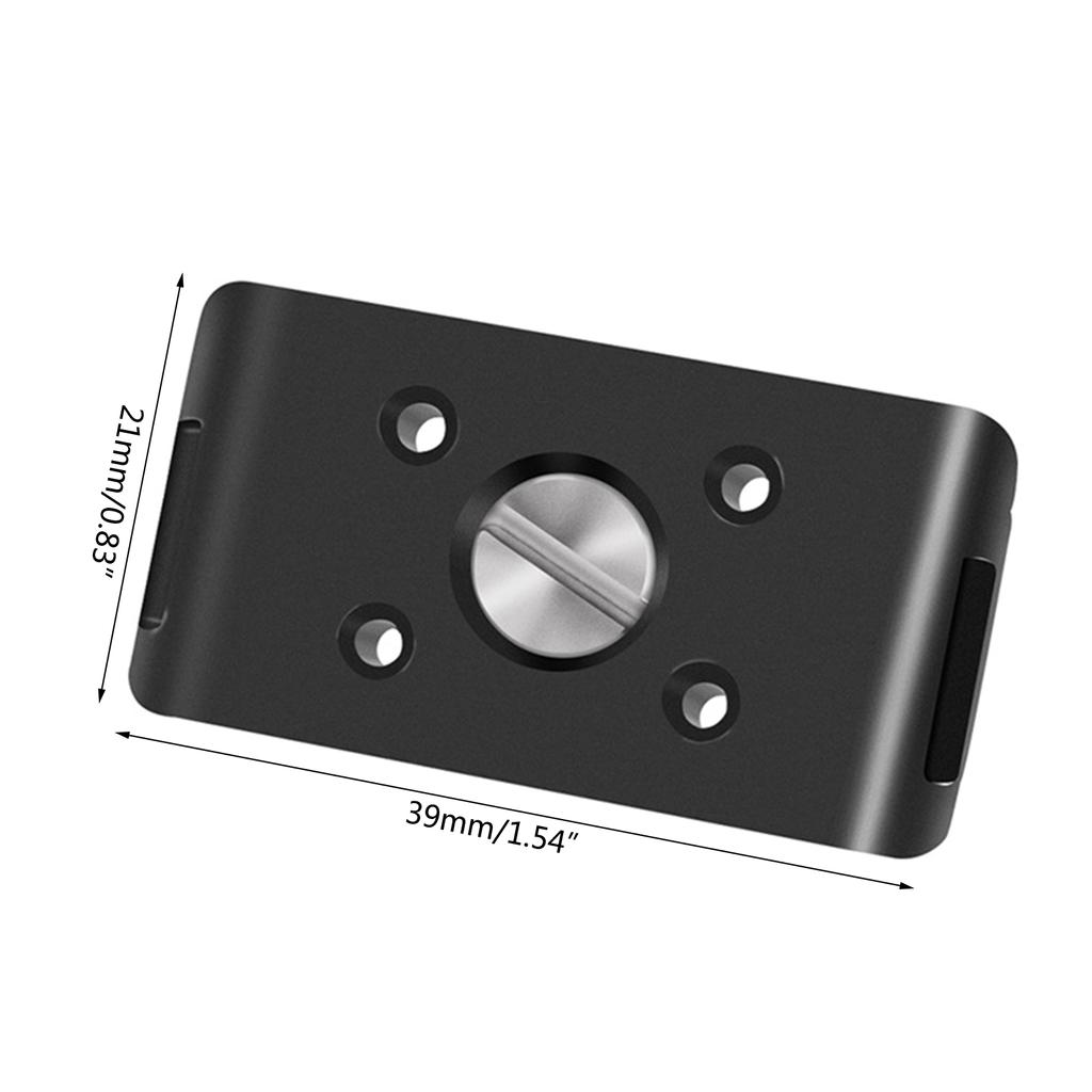 Magnetic Adapter Mount 1/4" ARRI Locating Pin Quick-released Tripods Brackets Stand for 360 OneX2/Action 2 Cameras