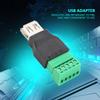 2 шт. Quicklink Solderless Type A Female USB Terminal Adapter Converter