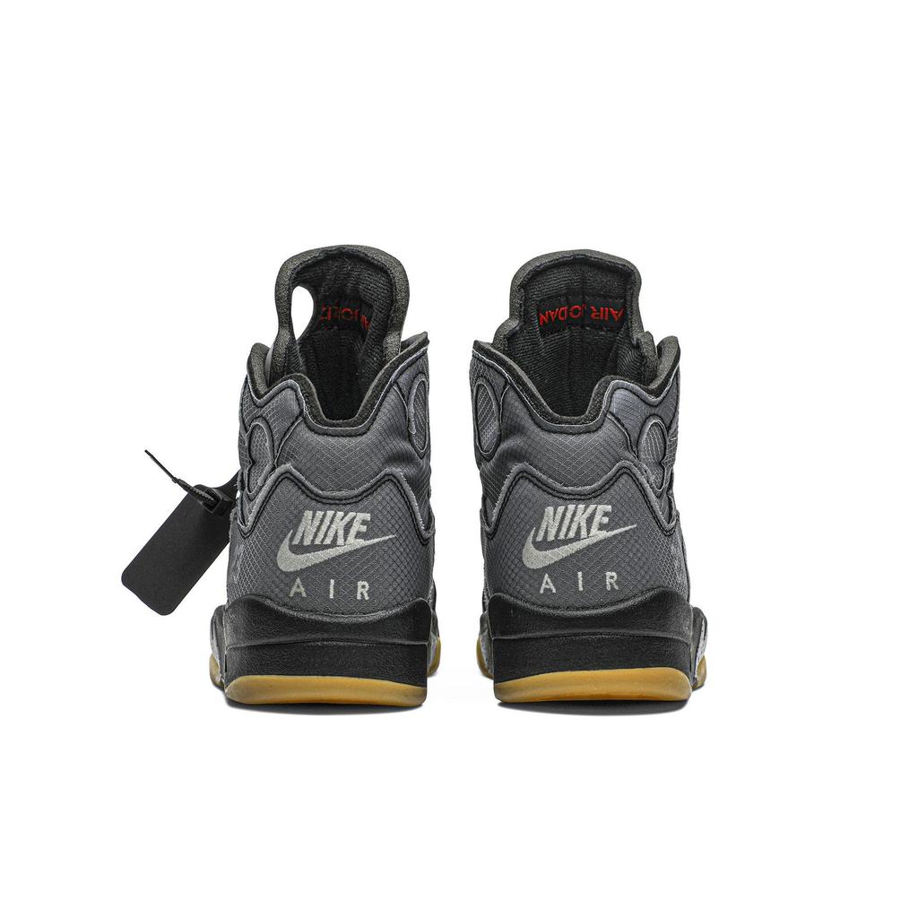 Air Jordan 5 Retro SP 'Muslin' (унисекс) Черный / Огненно-красный / Муслин Винтажные Баскетбольные Кроссовки CT8480 001
