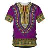 New Summer African Ethnic Style Pattern 3D Print T-Shirts Men Women Tshirt Short Sleeve Oversized Harajuku Tee Top Kid