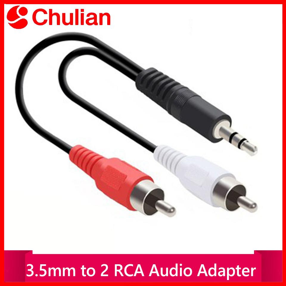 Кабель 3,5 мм на 2 RCA, штекер 3,5 мм папа на 2 штекера RCA папа, стерео аудиоадаптер, удлинитель RCA для телефона, усилителя, динамика, DVD. Хороший продукт.