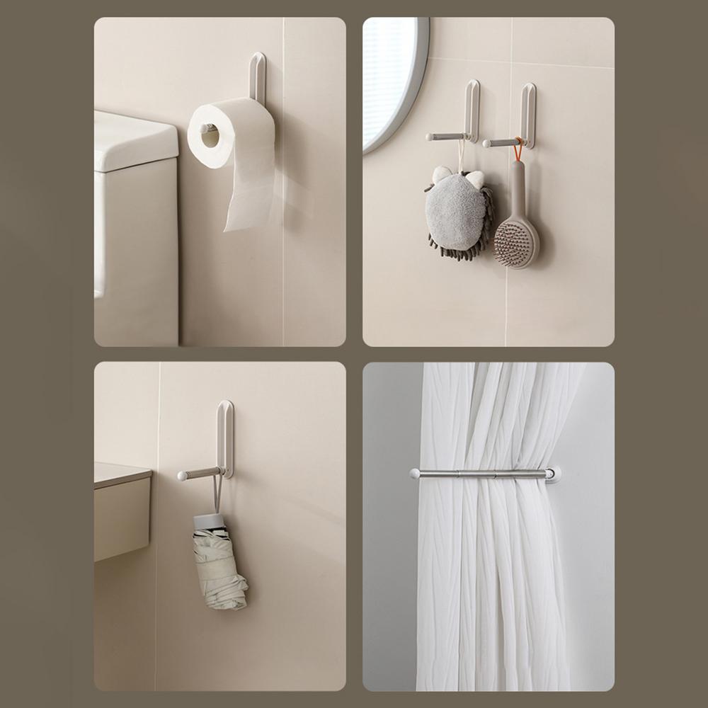 Hanger Storage Organizer Wall Mounted Hanger Holder Retractable Hanger Holder Stand Space Saving Clips Clothing Storage Hook For