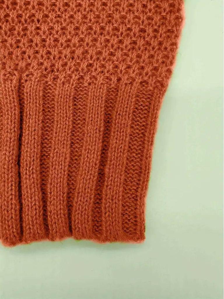 Solid Color High Neck Raglan Sweater - Loose Fit, Casual Long Sleeve Pullover