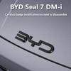 Для BYD Seal 07 DM-i 2025 Декорация Переднего Эмблемы Задняя Черненая Накладка на Значок Стиль Черного Воина Модификация Экстерьера
