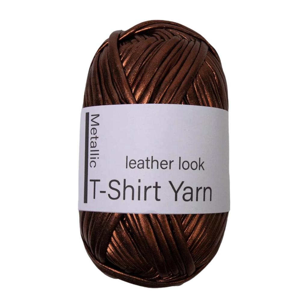 Metallic T Shirt Yarn Soft 40M Shiny Knitting Crochet Yarn Crochet Bag Yarn for Crocheting Keychains Handmade Bag DIY Bags