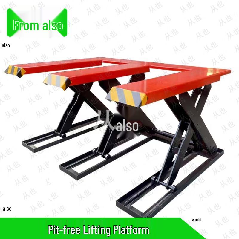E-Type No-Pit Electric Hydraulic Scissor Lift Platform
