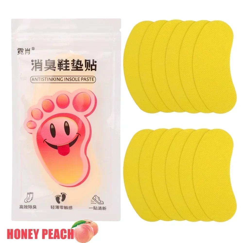 Shoes Odor Remover Deodorant Patch Lemon Flavor Foot Odor Deodorants Sneaker Smell Fresh Insole Antiperspirant Foot Care Sticker