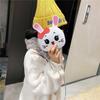 Polyester Bunny Bow Cute Childlike Cartoon Slung Shoulder Bag Is Light Super