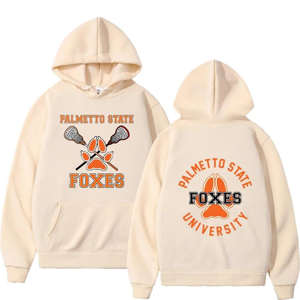 Streetwear The Foxhole Court Palmetto State Foxes Printed Unisex's Hoodie Pullover Unisex Hoodies Women Hip Hop Sweatshirt Clothes