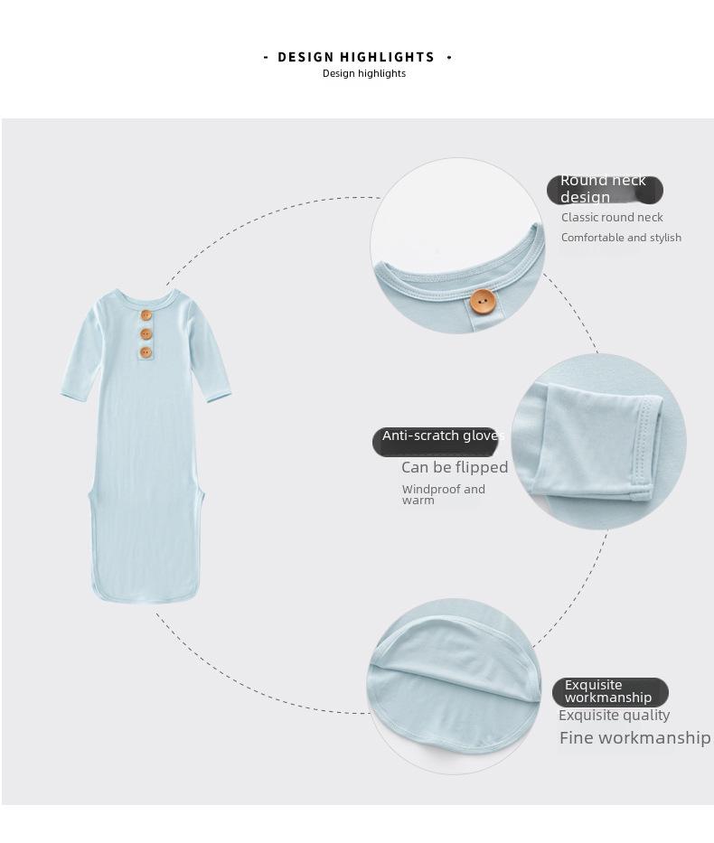 Комбинезоны для новорожденных из бамбукового волокна и вязаная детская одежда
