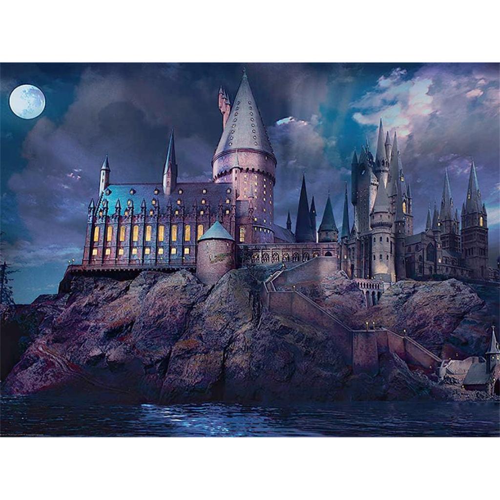 Гарри Поттер Замок Хогвартс Картина Алмазная мозаика Набор 5D DIY Круглый Алмазный Вышивка Рукоделие Домашний Декор
