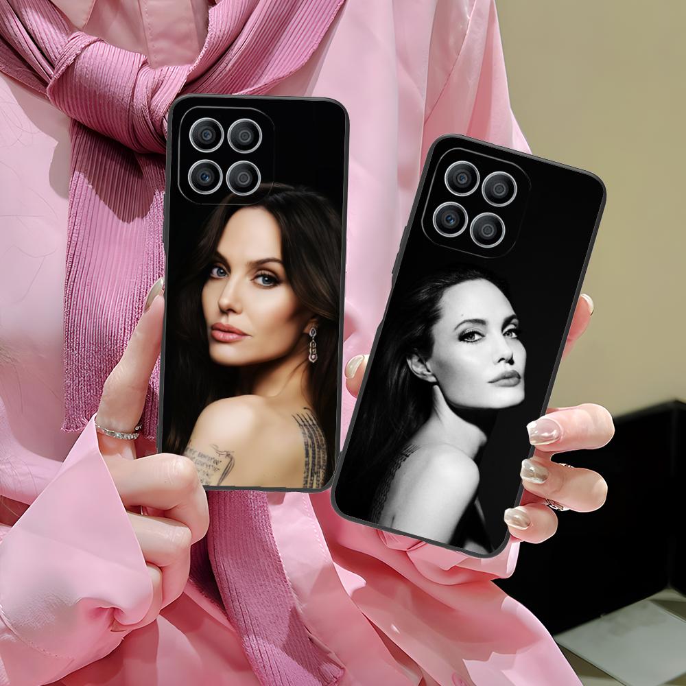 Матовый ТПУ чехол для мобильного телефона Angel Jolie для Honor 90 80 70 60 50 30 20 10 9 8 7 Pro S SE Lite 5G Цветной печатный чехол