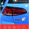 For VW Volkswagen Jetta MK5 Golf 3D Metal Car Sticker Rabbit Badge Decal Accessories For Volkswagen GTI R-Line R Polo T5 Golf Pa