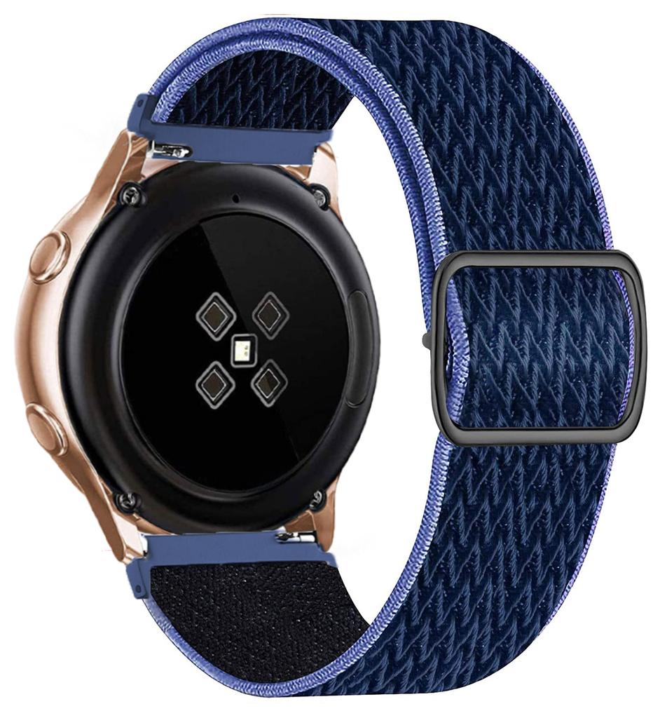 20 мм 22 мм ремешок Для Samsung Galaxy Watch 5/pro/4/classic/3/Active 2 44 45 мм Gear S3 Эластичный нейлоновый петлевой ремешок Huawei GT 2 2e pro 3