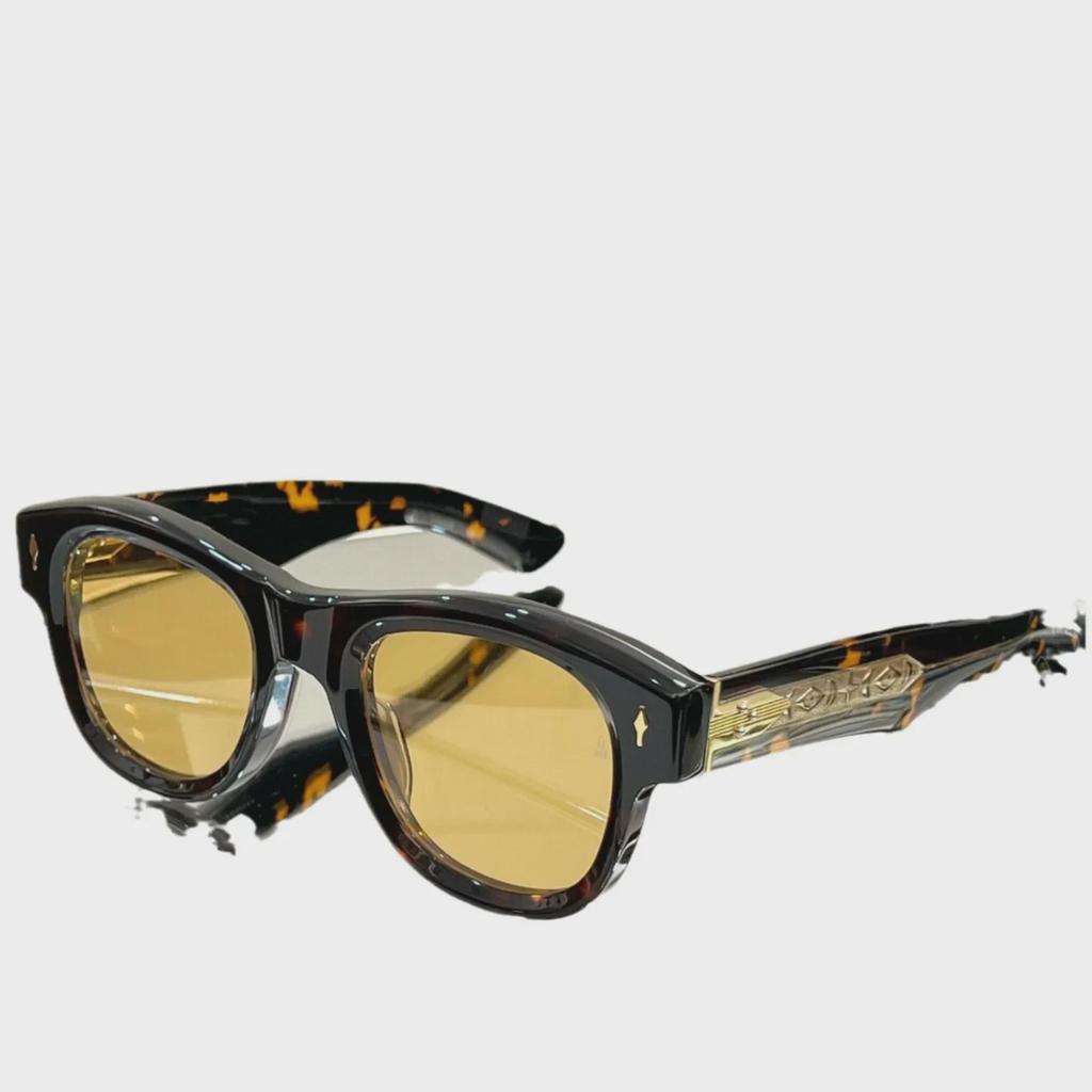 JMM Fashion High-End Круглые солнцезащитные очки ручной работы из ацетата класса люкс