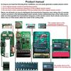 10pcs RF Cloning Remote Duplicator 433MHz 433.92MHz Waterproof 4 Buttons Color Key Fob For Garage Rolling Door Electric Gate