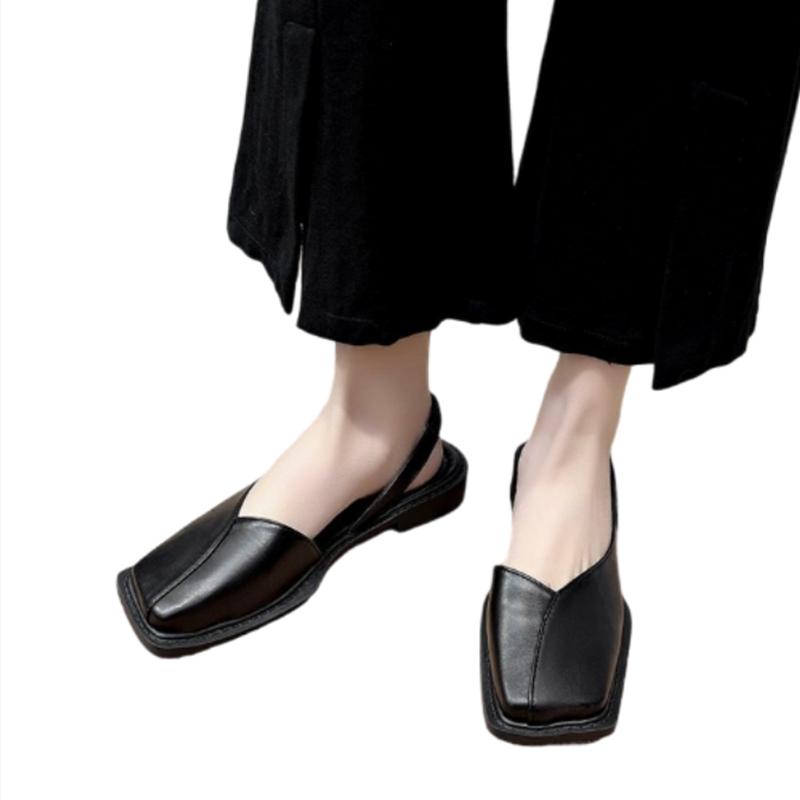 Летние плиссированные эластичные сандалии с квадратным носком, модные женские тапочки, женские сандалии с глубоким носком, женские дизайнерские сандалии