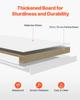 VEVOR Desktop Bookshelf, 2-Tier Desktop Storage Organizer, 37.2" x 9.5" x 28.9" Office Storage Rack Wood Display Shelf