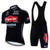 2025 Cycling Jersey Alpecin Team Summer Cycling Jersey Set Breathable Racing Sport Mtb Bicycle Jerseys Men's Cycling Clothing