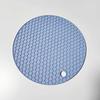 Round Silicone Honeycomb Insulation Pad: Anti-Scalding Coaster & Table Mat, High Temp Resistant Casserole Mat.