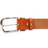 Качественный мужской кожаный ремень GRANDE PELLE Leather Belt 21472 Рыжий
