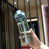 Handle Sports Water Bottle 500/650ml Drinkware Portable Plastic Transparent Water Bottle  Men Women