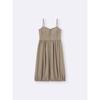 GU by Uniqlo Платье с застежкой-молнией спереди и подолом-пузырем+ec, короткая длина 105,0–114,0 см 