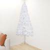 Day & Night - Day & Night White Corner Artificial Christmas Tree 240cm PVC