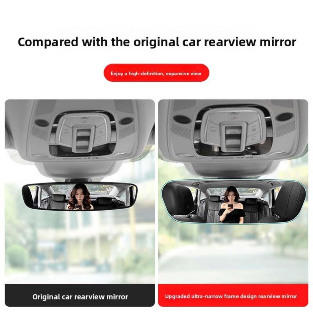 Adjustable Anti Glare Car Interior Rear View Sun Visor Mirror Covers Child Observation
