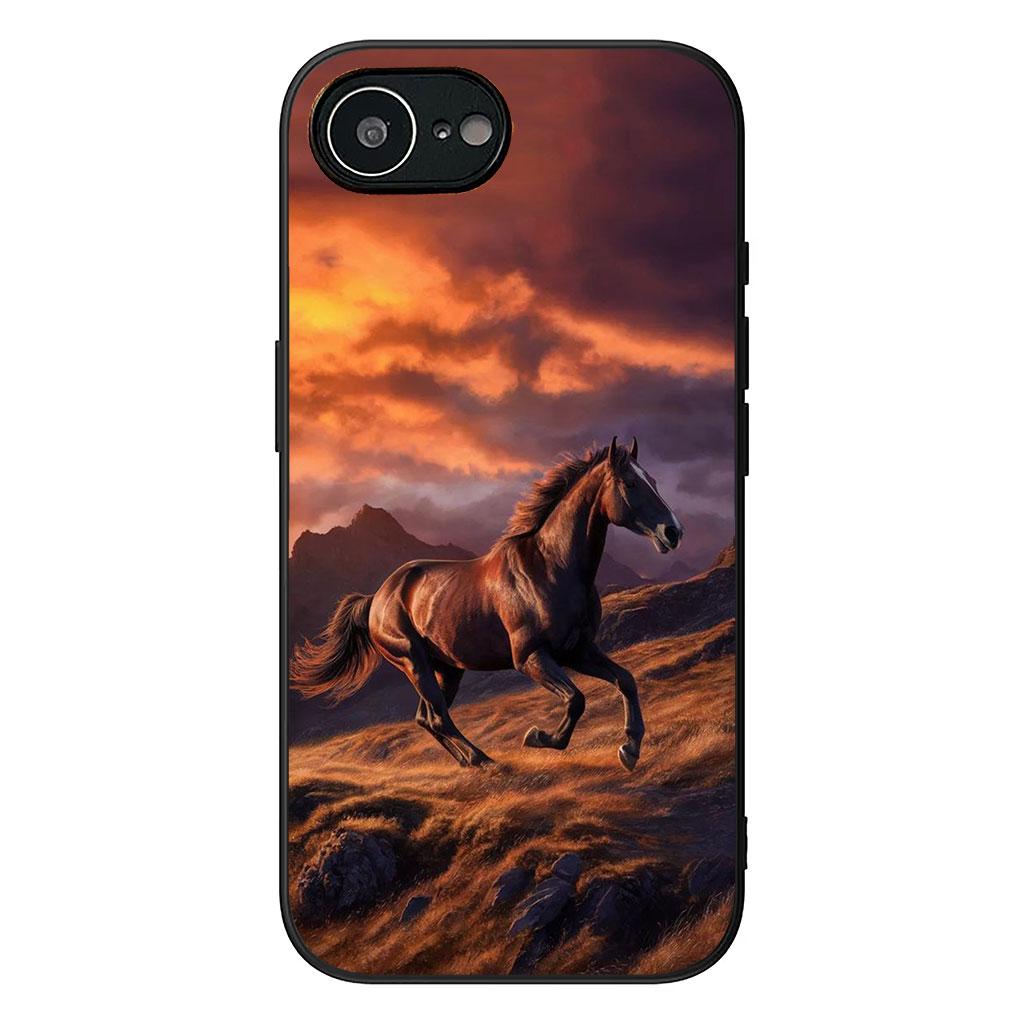 Wild And Free Horse Casing Phone Cover for Samsung Galaxy S22 S21 S20 Fe Ultra S9 Plus + A13 A22 M21 M31 M55 M15 Case