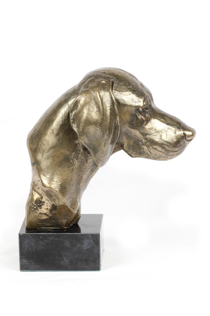 Posokowiec Bawarski - Statuetka Psa, Popiersie Na Kamiennej Podstawie, Rzeźba, Trofeum Na Wystawę Psów Marki Art-Dog