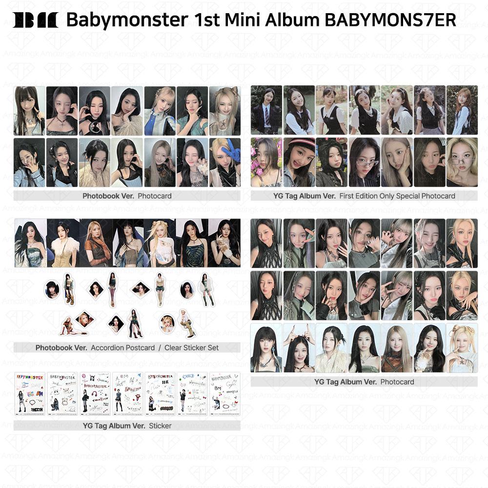 BABYMONSTER 1-й мини-альбом BABYMONS7ER Официальная фотокарточка