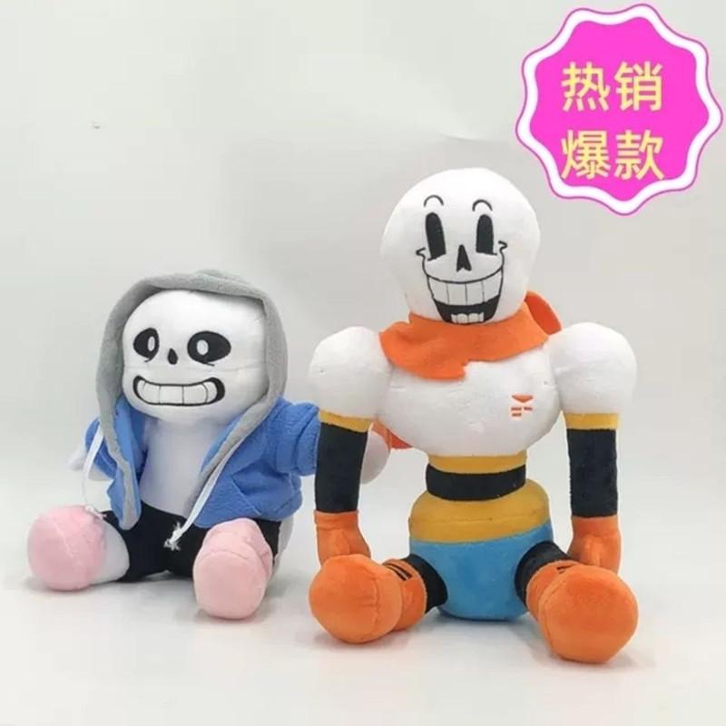 Undertale Plush Toy Game Sans Doll Sitting Blue Zombie Doll Skeleton Doll