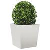 VidaXL Jardinière 50x50x50 cm acier inoxydable, jardinière d'extérieur, boîte à fleurs, boîte de jardin, jardinière de 851074