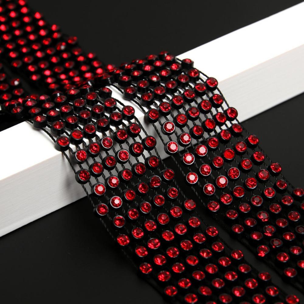 Exquisite 1.3M Long Bling Scarf Neckerchief Sparkling Luxury Shiny Rhinestones Tie Crystal Necktie Collar Jewelry Collar