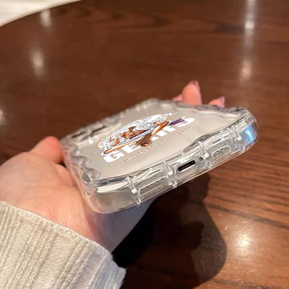 Чехлы для телефонов LZ28 One Piece Luffy Gear 5 Clear Soft Wave для Samsung S24 S23 Ultra S20 FE A54 A14 A52s A51 S10 Huawei Honor 90, защитная задняя крышка