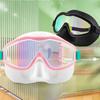Kids Swim Goggles with Nose Cover Anti-Fog UV Protection Diving Face Guard Wide-Angle Lens No Leak Pool Goggles for Kids Age 3-15