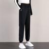 Korean Fashion Loose All-match Long Sweatpants Spring Autumn New Pocket High Waist Wide Leg Solid Casual Women Straight Trousers