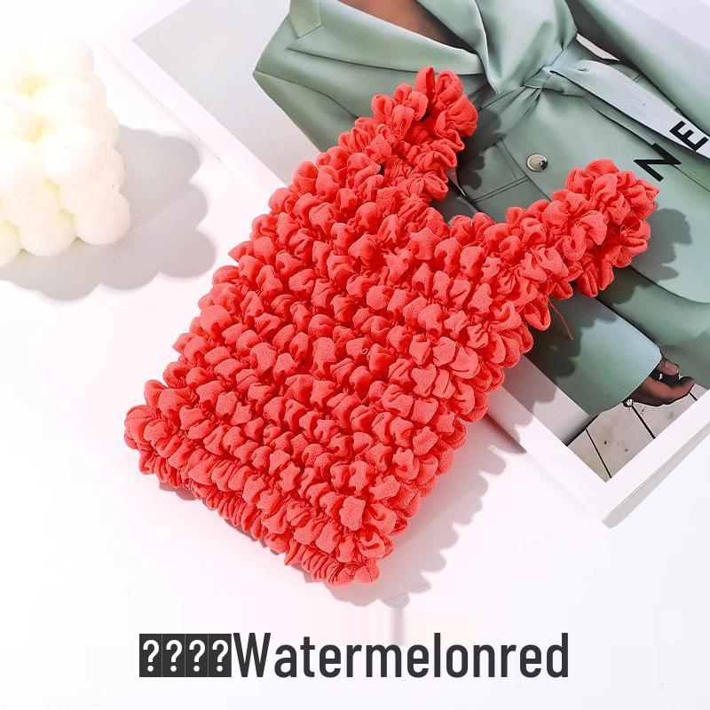 Новая трендовая женская многоцелевая складная сумка-плиссе - Большая вместимость, стиль "пузырь", вдохновленный японскими и корейскими инфлюенсерами