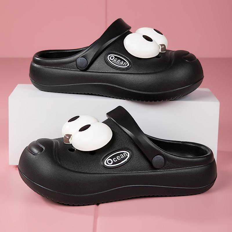 New Fashion Shoes Couple Style Cute Beach Sandals Women Summer Outdoor Casual Slippers Summer Soft Anti Slip Thick Sole Shoe