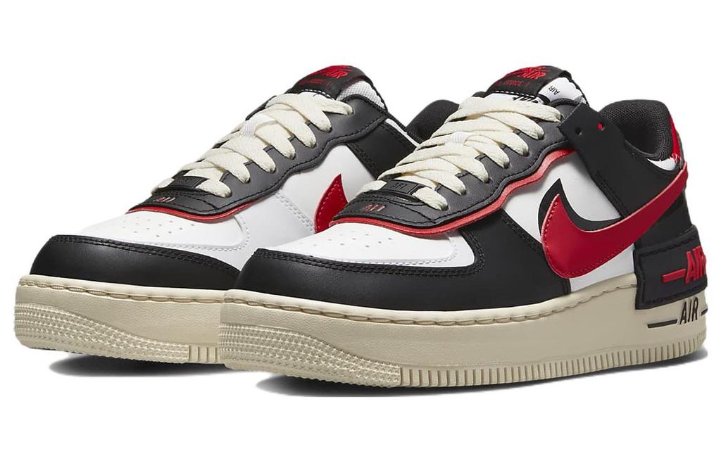Nike Air Force 1 Low Shadow Белый Саммит Университетский Красный Черный Женские DR7883-102