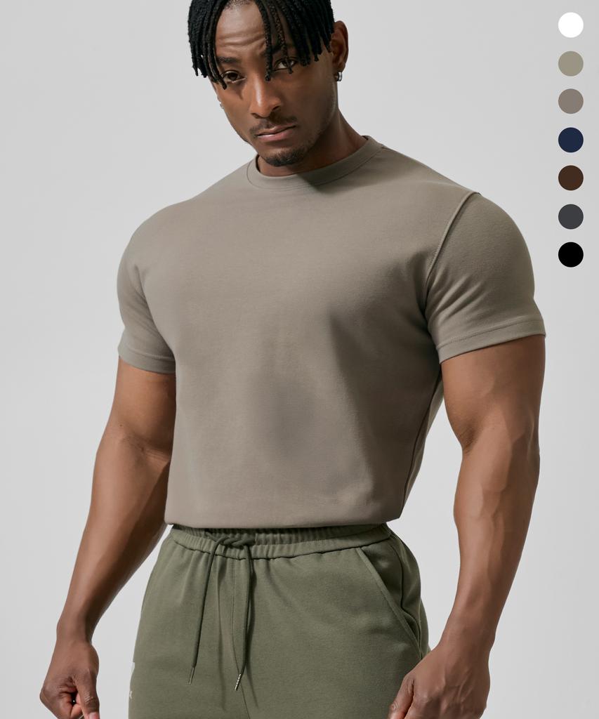 DRIX Signature Cotton Muscle Fit Half Sleeve_7Color (Type A)
