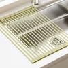 Non-slip Silicone Drainage Board Heat Resistant Roll-Up Drainage Board  Kitchen Use